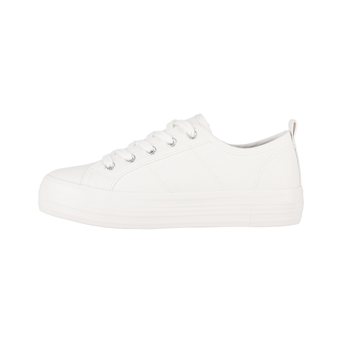 ZAPATILLAS MUJER BAMERS NEW CANVAS PLATFORM II BLANCO - 2