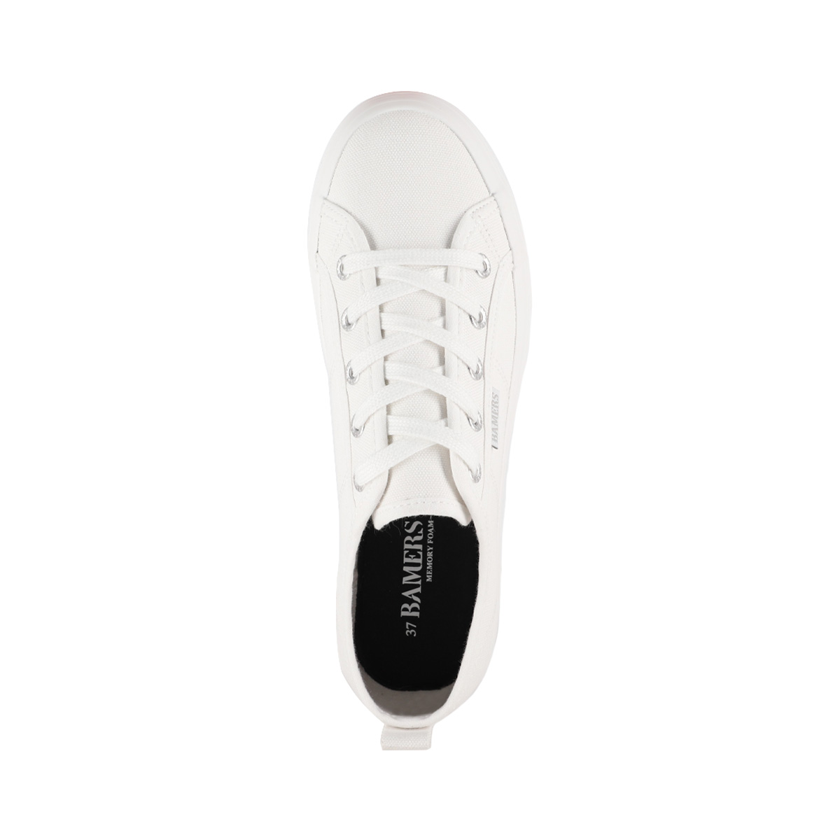 ZAPATILLAS MUJER BAMERS NEW CANVAS PLATFORM II BLANCO - 3