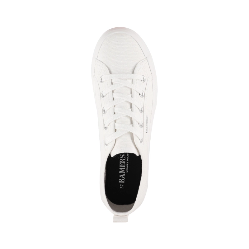 ZAPATILLAS MUJER BAMERS NEW CANVAS PLATFORM II BLANCO - 3