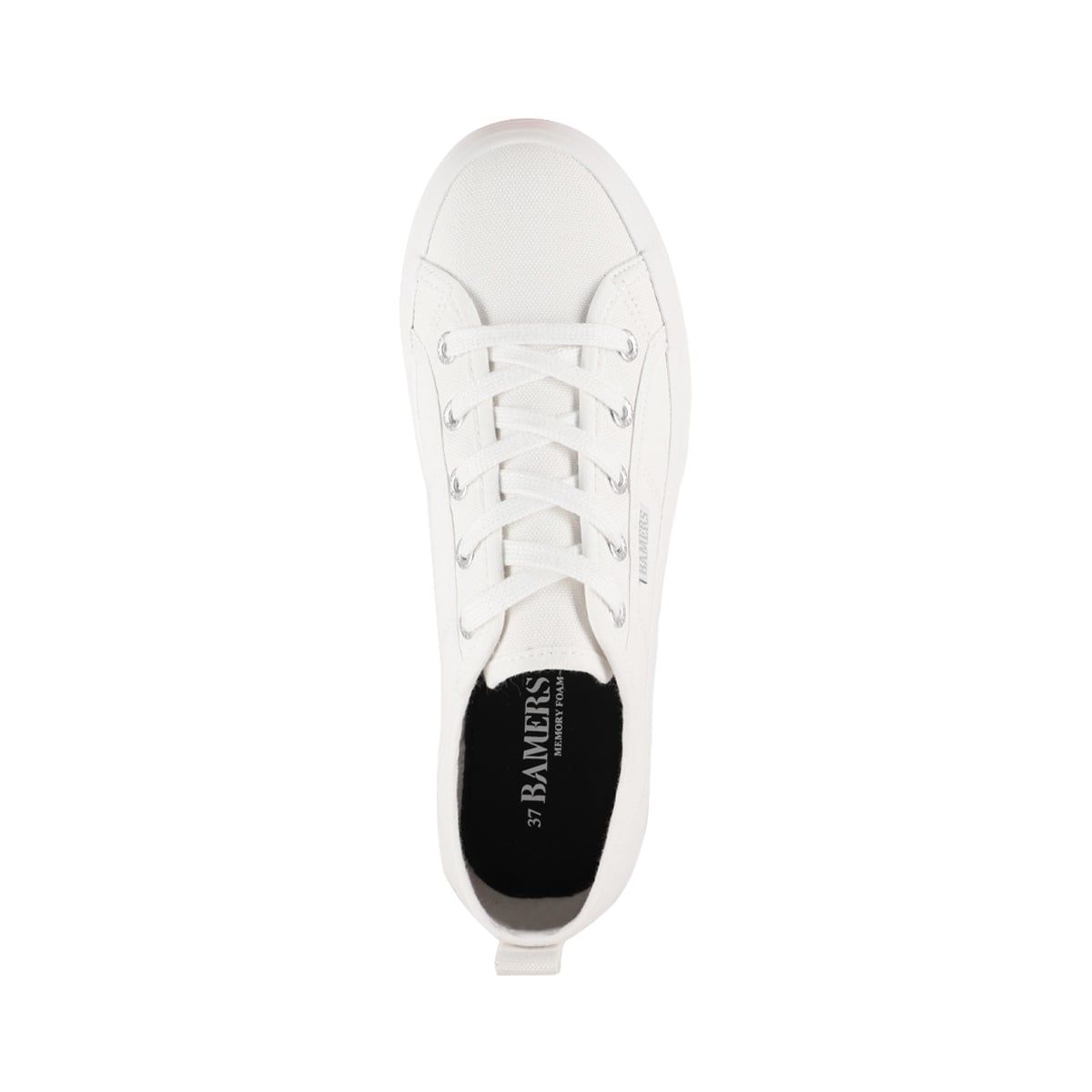 ZAPATILLAS MUJER BAMERS NEW CANVAS PLATFORM II BLANCO - 3