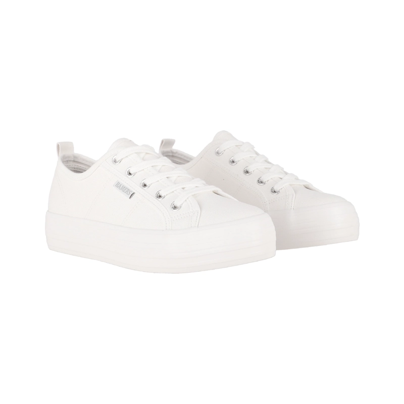 ZAPATILLAS MUJER BAMERS NEW CANVAS PLATFORM II BLANCO - 5