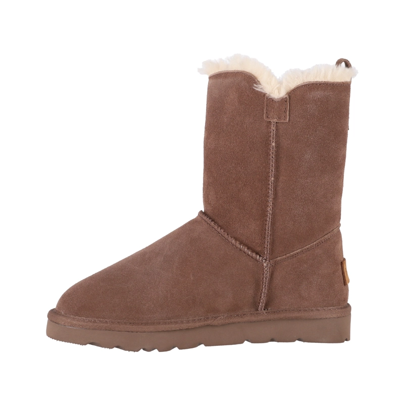 BOTAS MUJER BAMERS BLAST BUTTON CUERO MARRON - 2