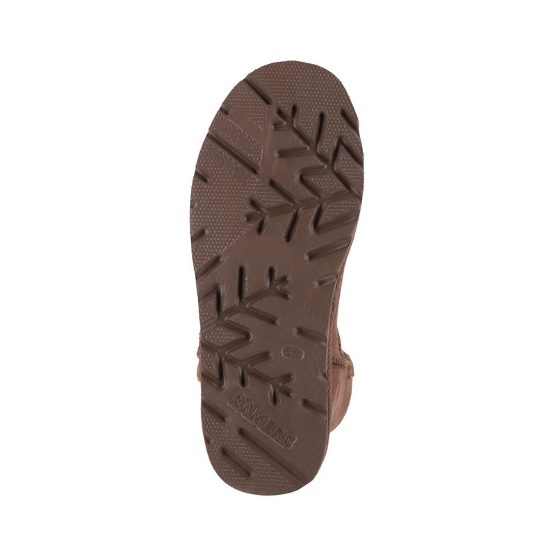 BOTAS MUJER BAMERS BLAST BUTTON CUERO MARRON - 4