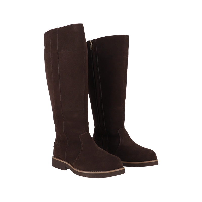 BOTAS MUJER BAMERS MALAGA HIGH CUERO CAFE - 5
