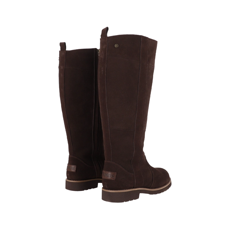 BOTAS MUJER BAMERS MALAGA HIGH CUERO CAFE - 6