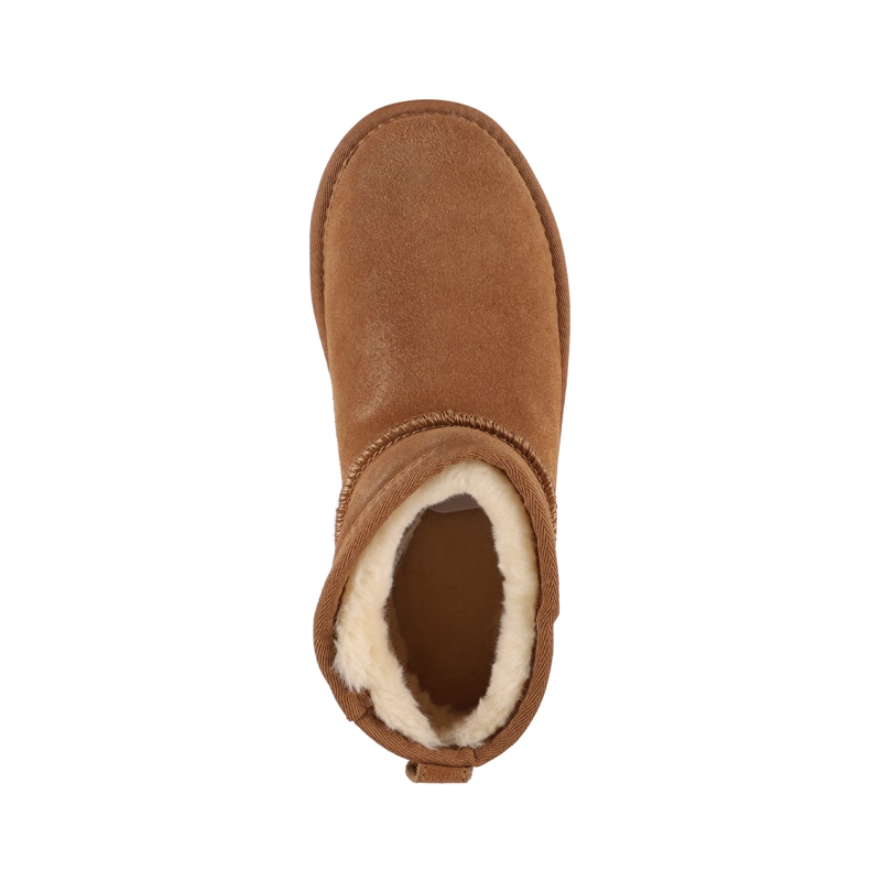 BOTAS MUJER BAMERS BLAST MINI PLATAFORMA CUERO CARAMELO - 5