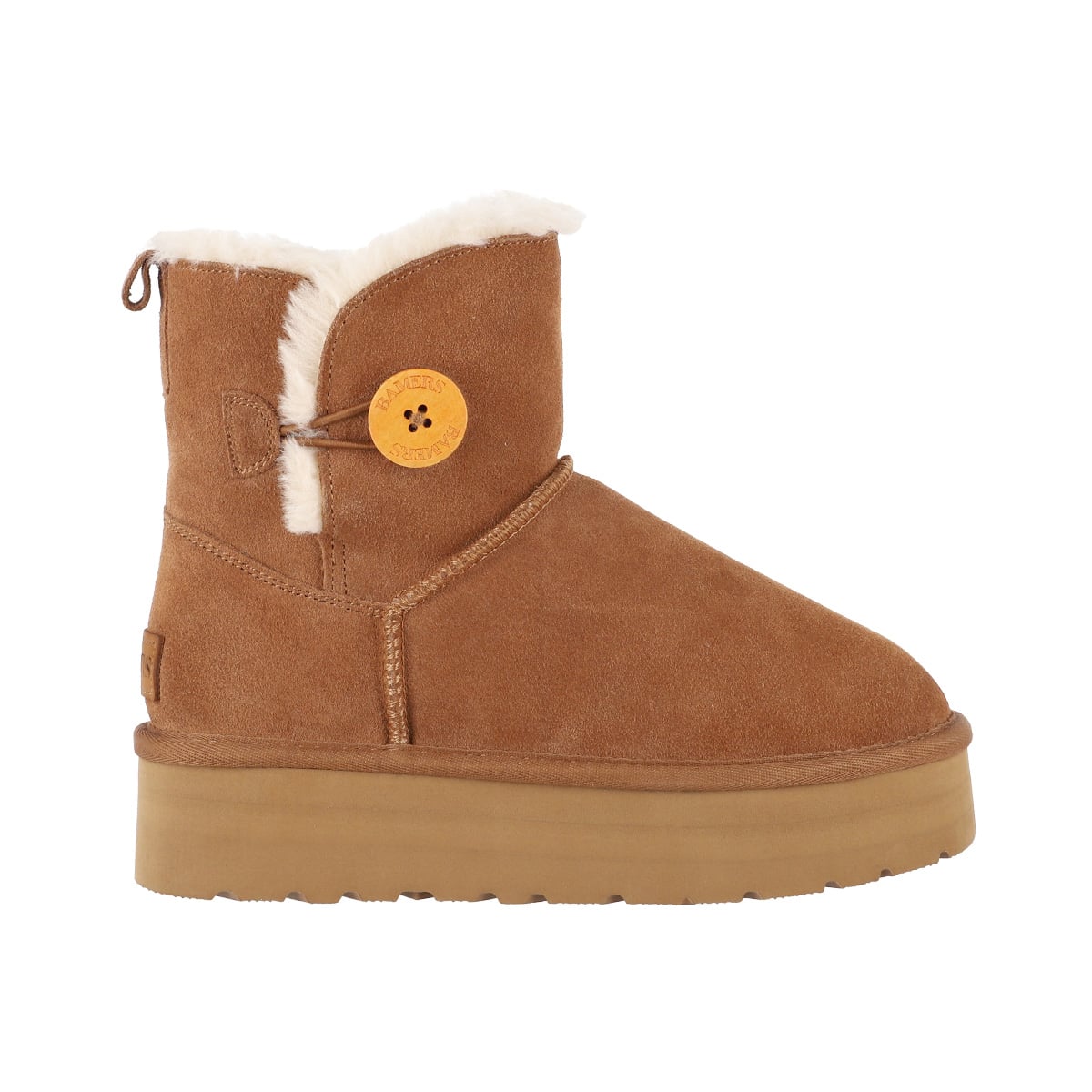 BOTA MUJER BAMERS BLAST BUTTON CUERO CARAMELO - 1