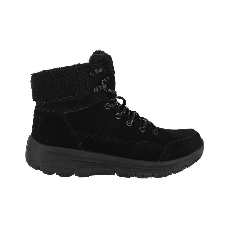 BOTIN MUJER BAMERS TIVOLI LACES CUERO NEGRO - 1
