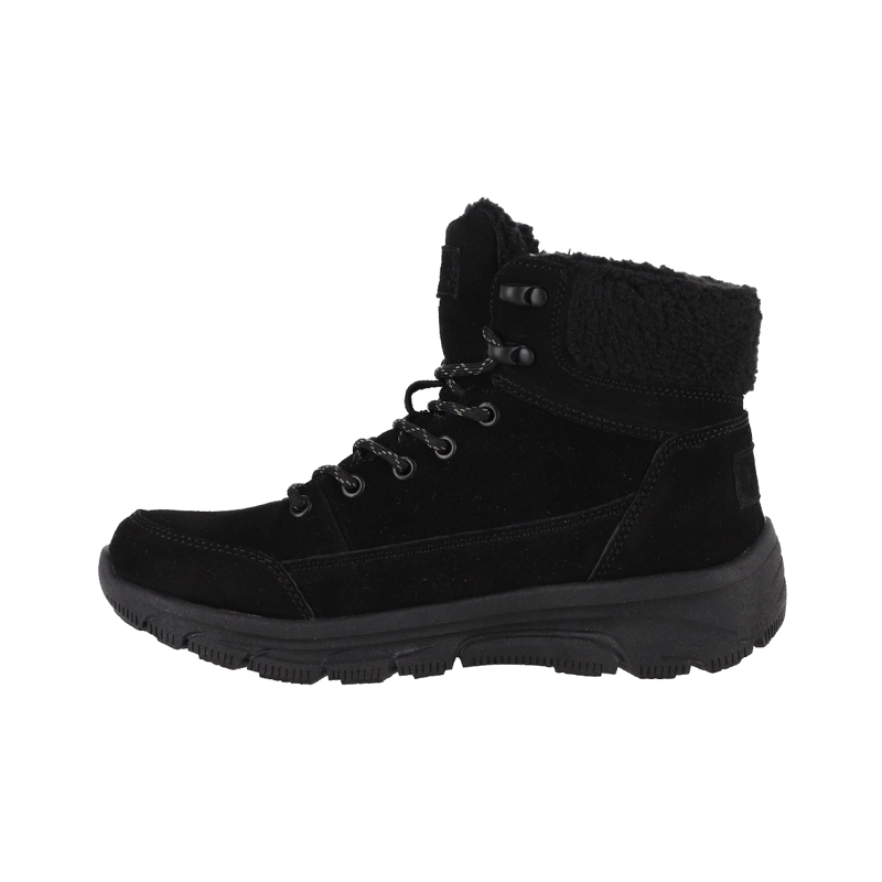 BOTIN MUJER BAMERS TIVOLI LACES CUERO NEGRO - 2