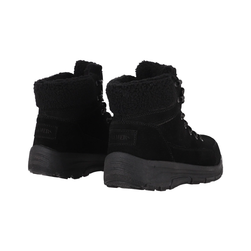 BOTIN MUJER BAMERS TIVOLI LACES CUERO NEGRO - 6