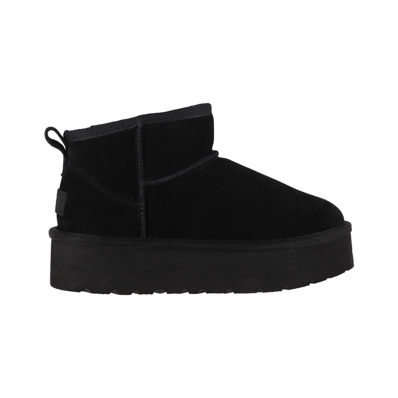 BOTAS MUJER BAMERS BLAST MINI PLATAFORMA CUERO NEGRO - 1