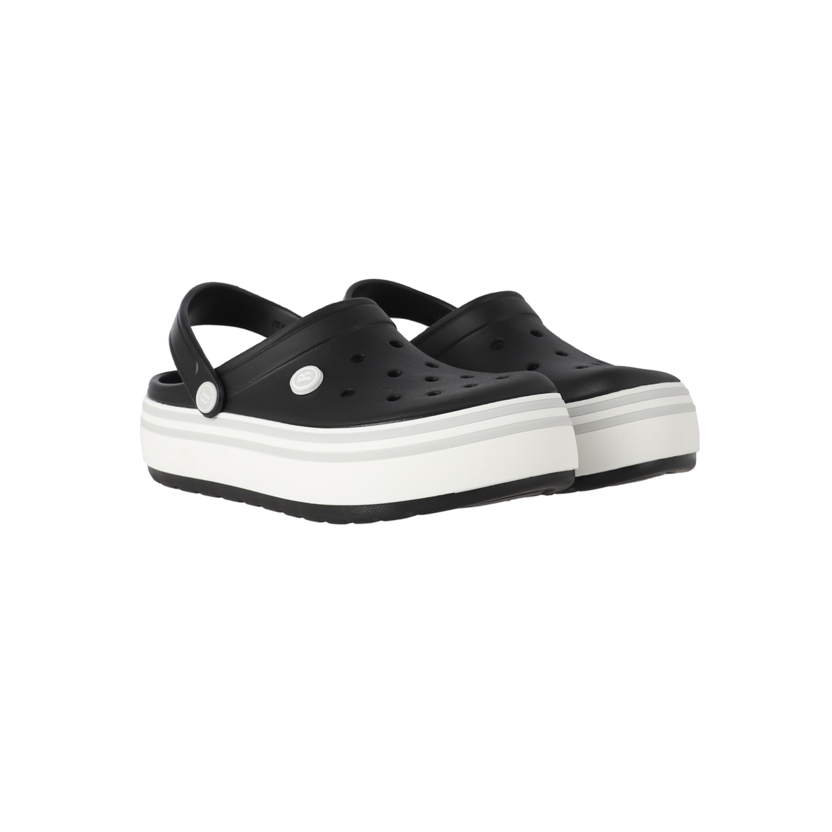ZUECOS PLATAFORMA MUJER BAMERS AIRLINE NEGROS - 5