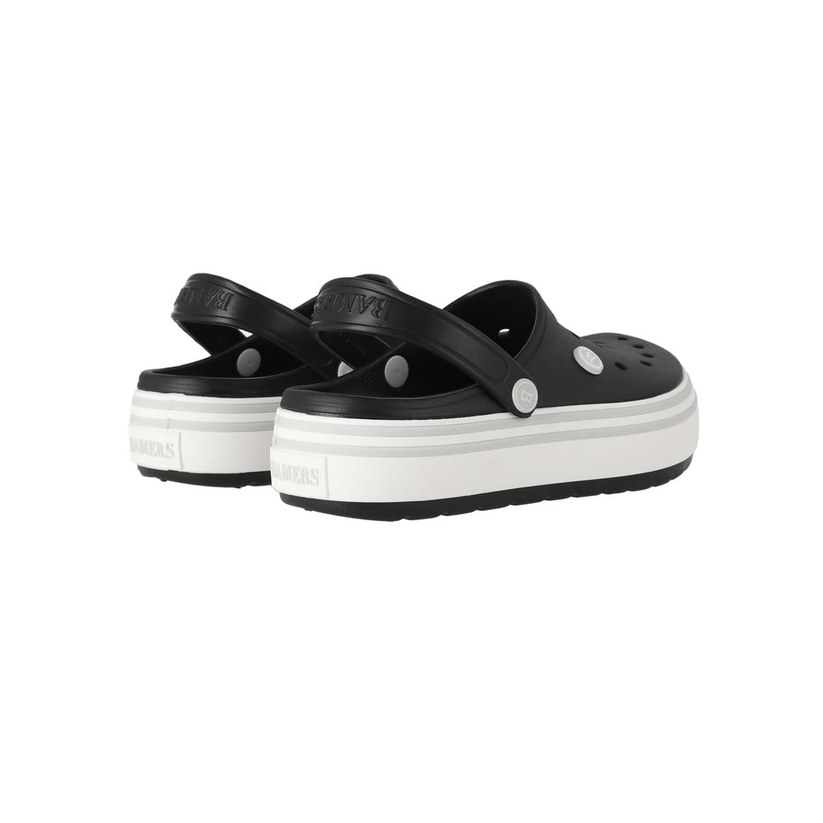 ZUECOS PLATAFORMA MUJER BAMERS AIRLINE NEGROS - 6