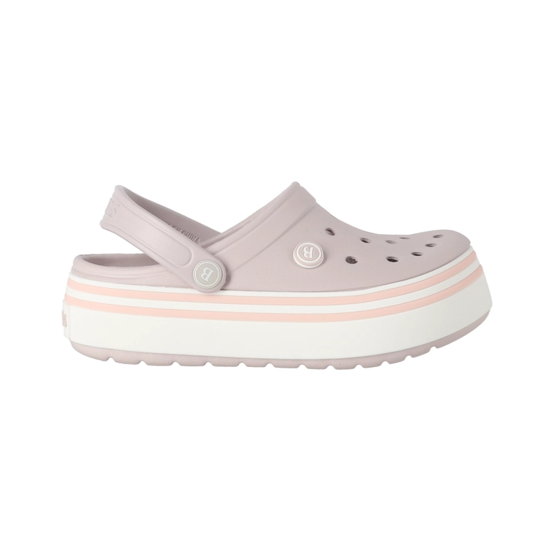 ZUECOS PLATAFORMA NIÑAS BAMERS AIRLINE GRIS - 1