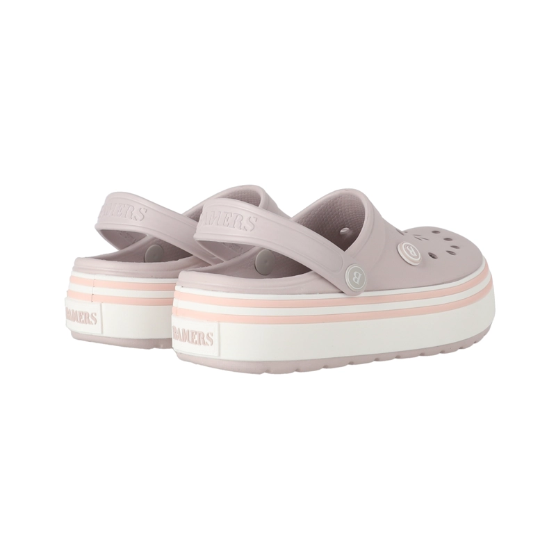 ZUECOS PLATAFORMA NIÑAS BAMERS AIRLINE GRIS - 6