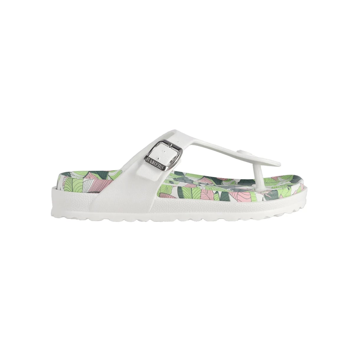 SANDALIAS MUJER  BAMERS NEW CAPRI VEGAN BLANCO PRINT - 1
