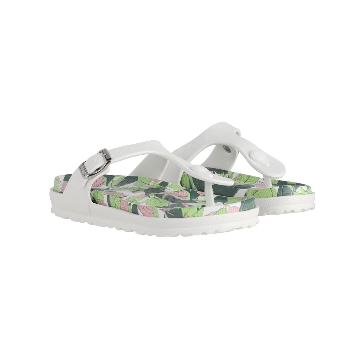 SANDALIAS MUJER  BAMERS NEW CAPRI VEGAN BLANCO PRINT - 5