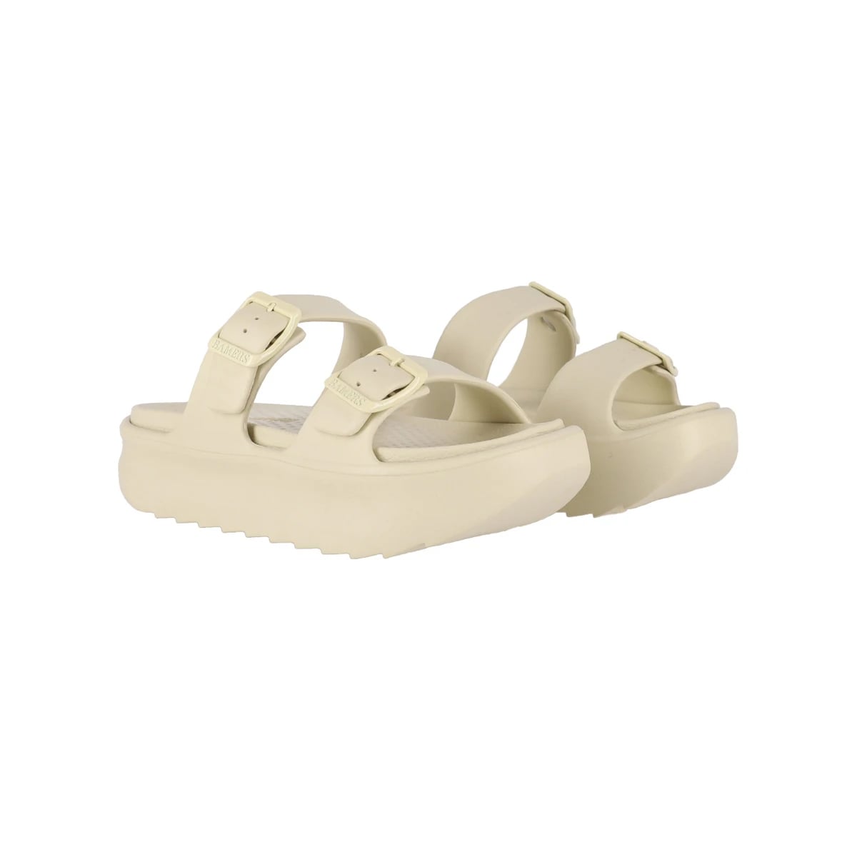SANDALIAS PLATAFORMA MUJER  BAMERS KEND VEGAN HIGH BEIGE - 5
