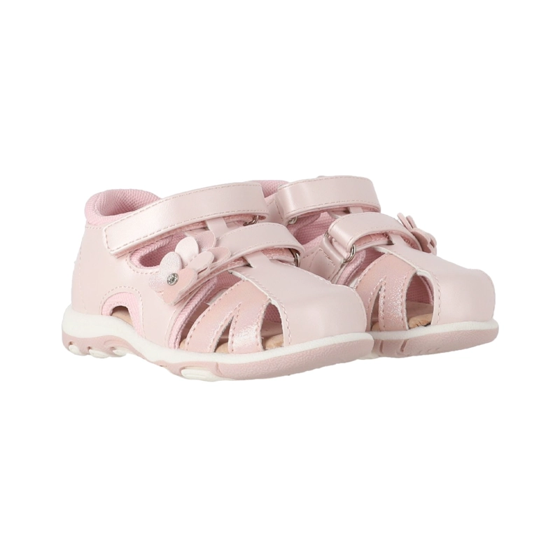 SANDALIA BEBE  BAMERS OPORTO ROSA - 1