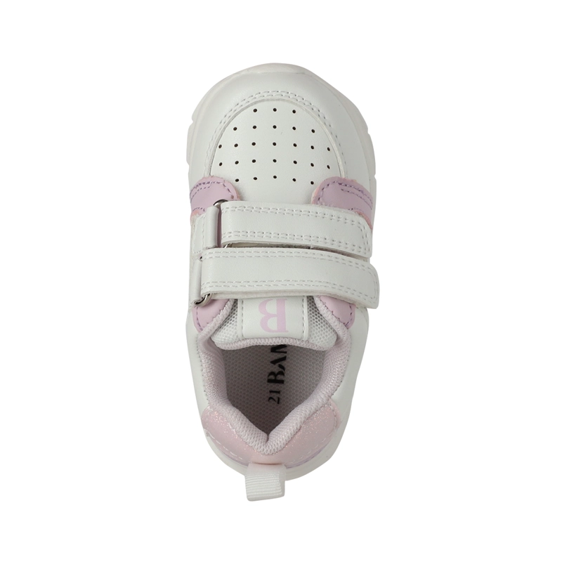 ZAPATILLAS BEBE BLANCO/LILA BAMERS BLOW RUN - 3