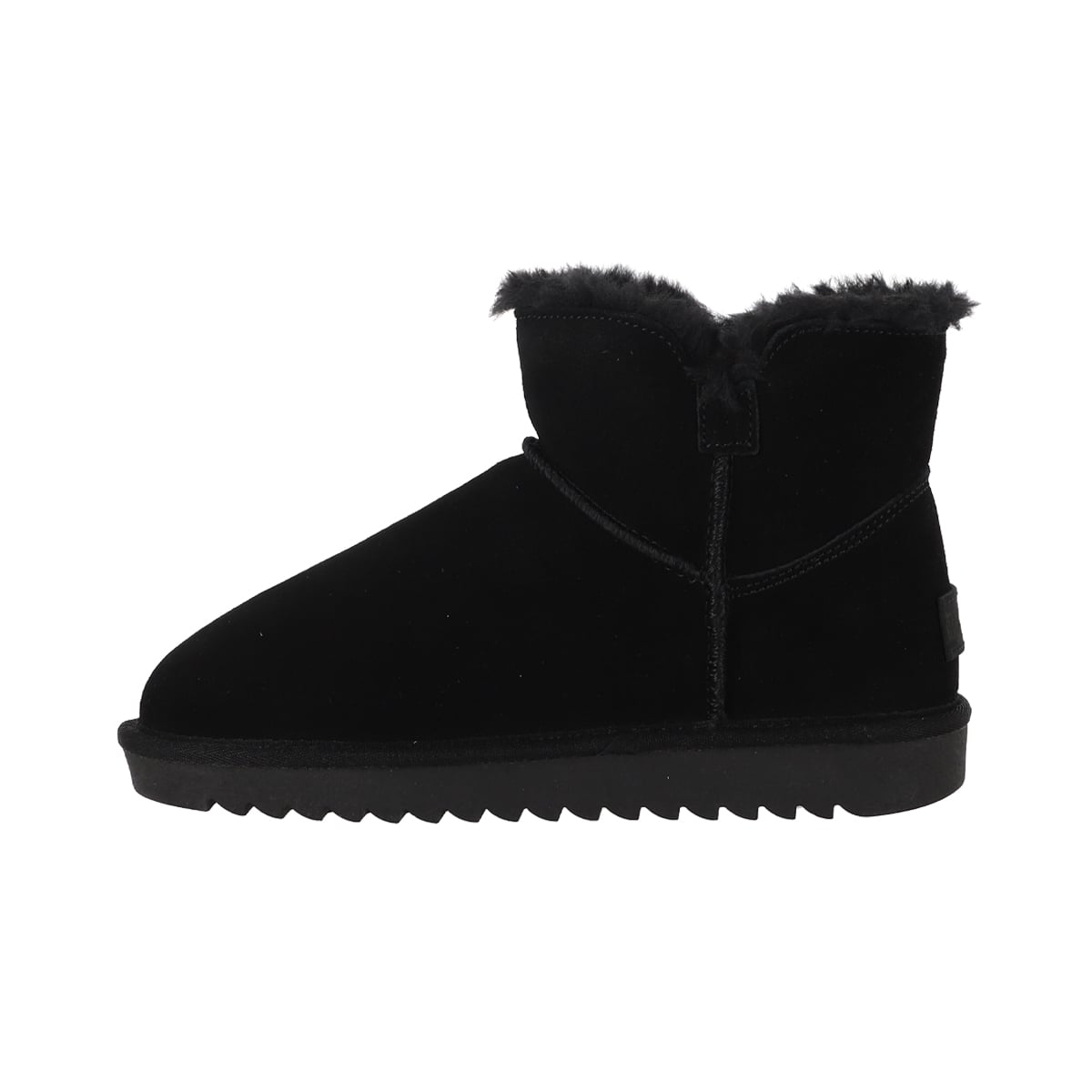 BOTAS MUJER CUERO BLAST BUTTON SHORT NEGRO BAMERS - 2