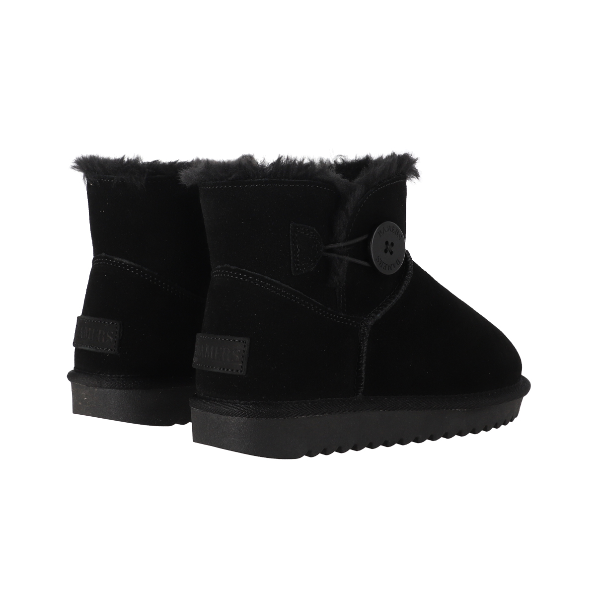 BOTAS MUJER CUERO BLAST BUTTON SHORT NEGRO BAMERS - 6