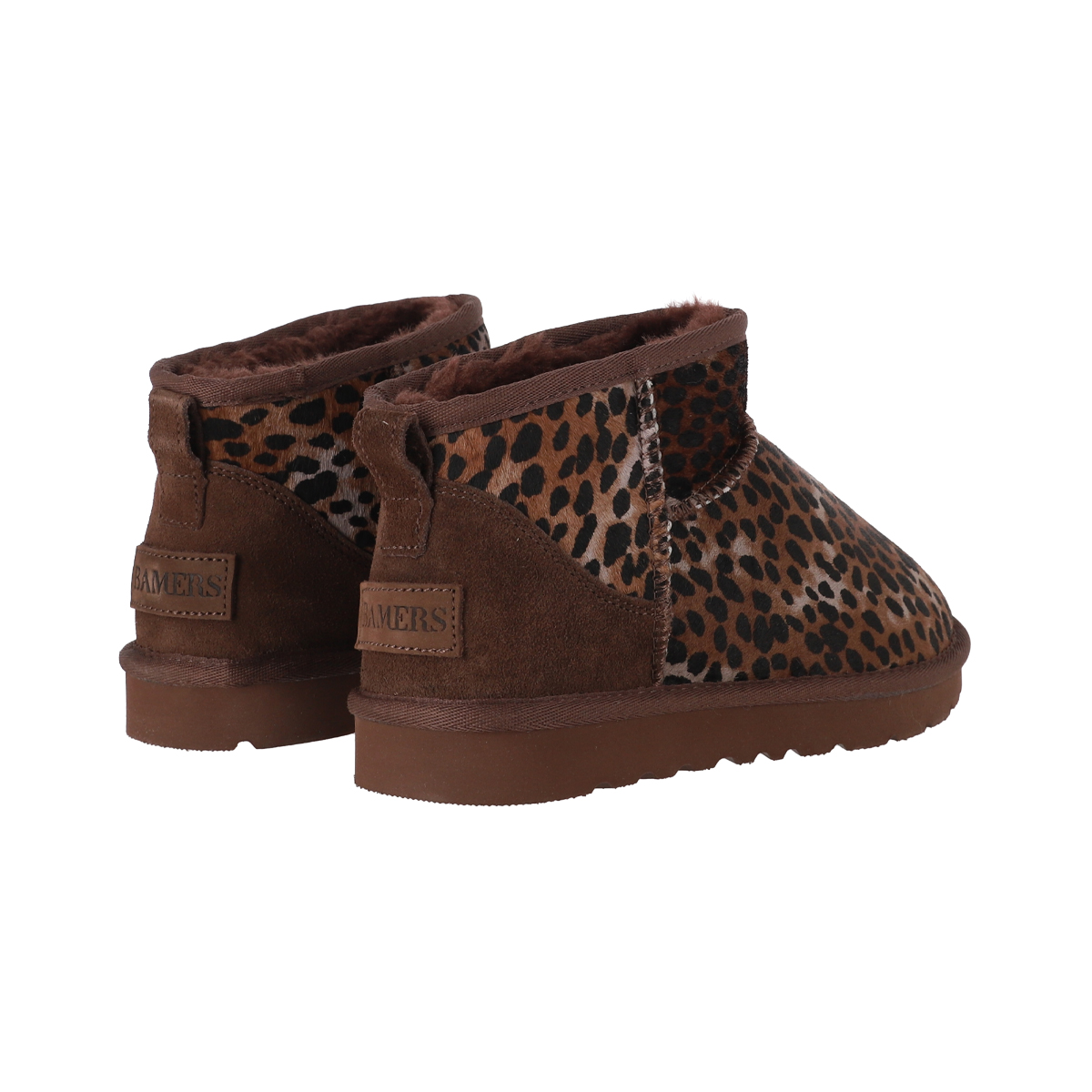 BOTAS MUJER CUERO BLAST MINI LEOPARD BAMERS - 6