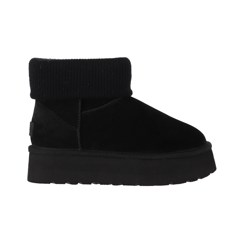 BOTAS MUJER BLAST MINI KNIT NEGRO PLATAFORMA BAMERS - 1