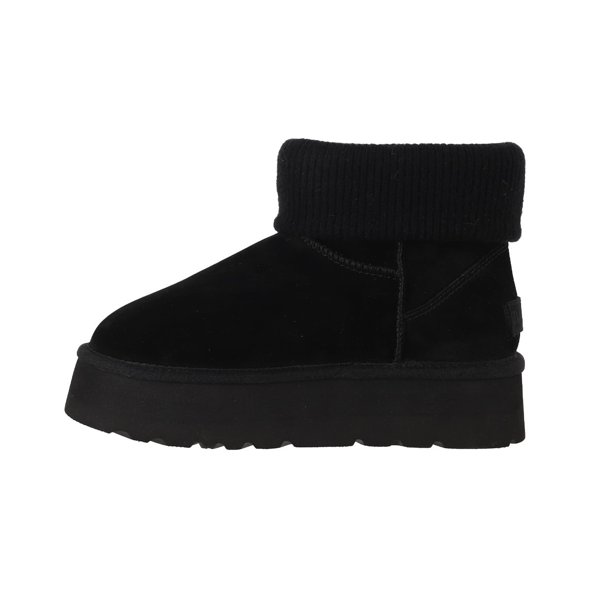 BOTAS MUJER BLAST MINI KNIT NEGRO PLATAFORMA BAMERS - 2