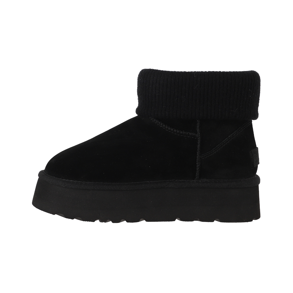 BOTAS MUJER BLAST MINI KNIT NEGRO PLATAFORMA BAMERS - 2