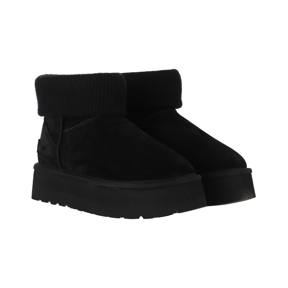 BOTAS MUJER BLAST MINI KNIT NEGRO PLATAFORMA BAMERS - 5