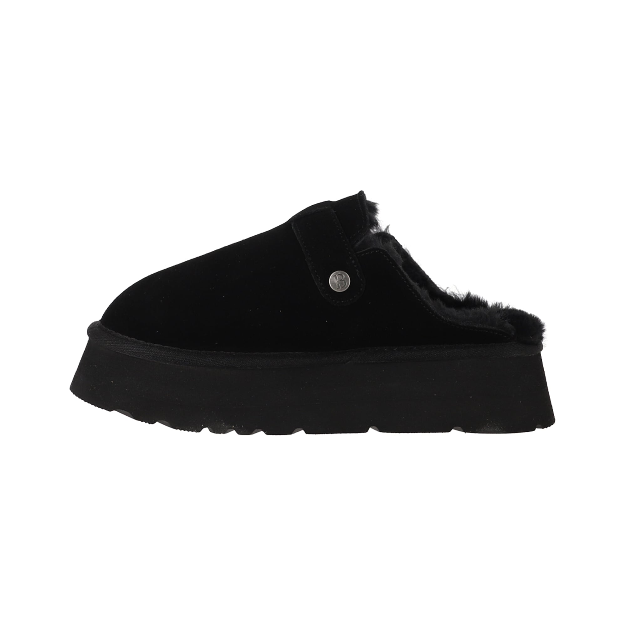 ZUECOS MUJER CUERO RAVELO NEGRA PLATAFORMA BAMERS - 2