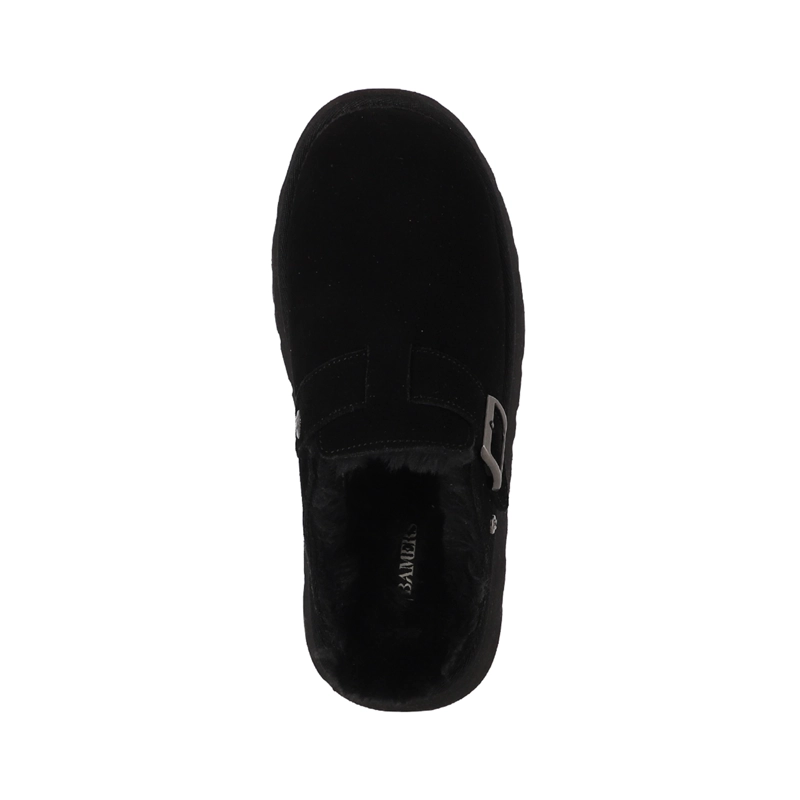 ZUECOS MUJER CUERO RAVELO NEGRA PLATAFORMA BAMERS - 3