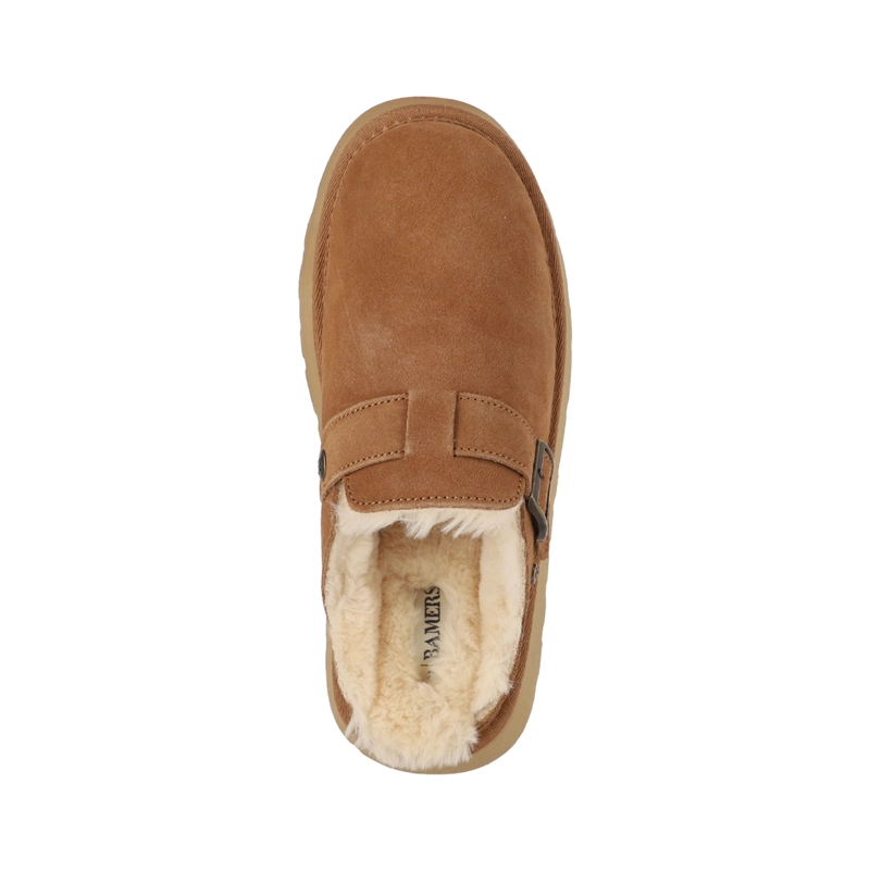 ZUECOS MUJER CUERO RAVELO CARAMEL PLATAFORMA BAMERS - 3