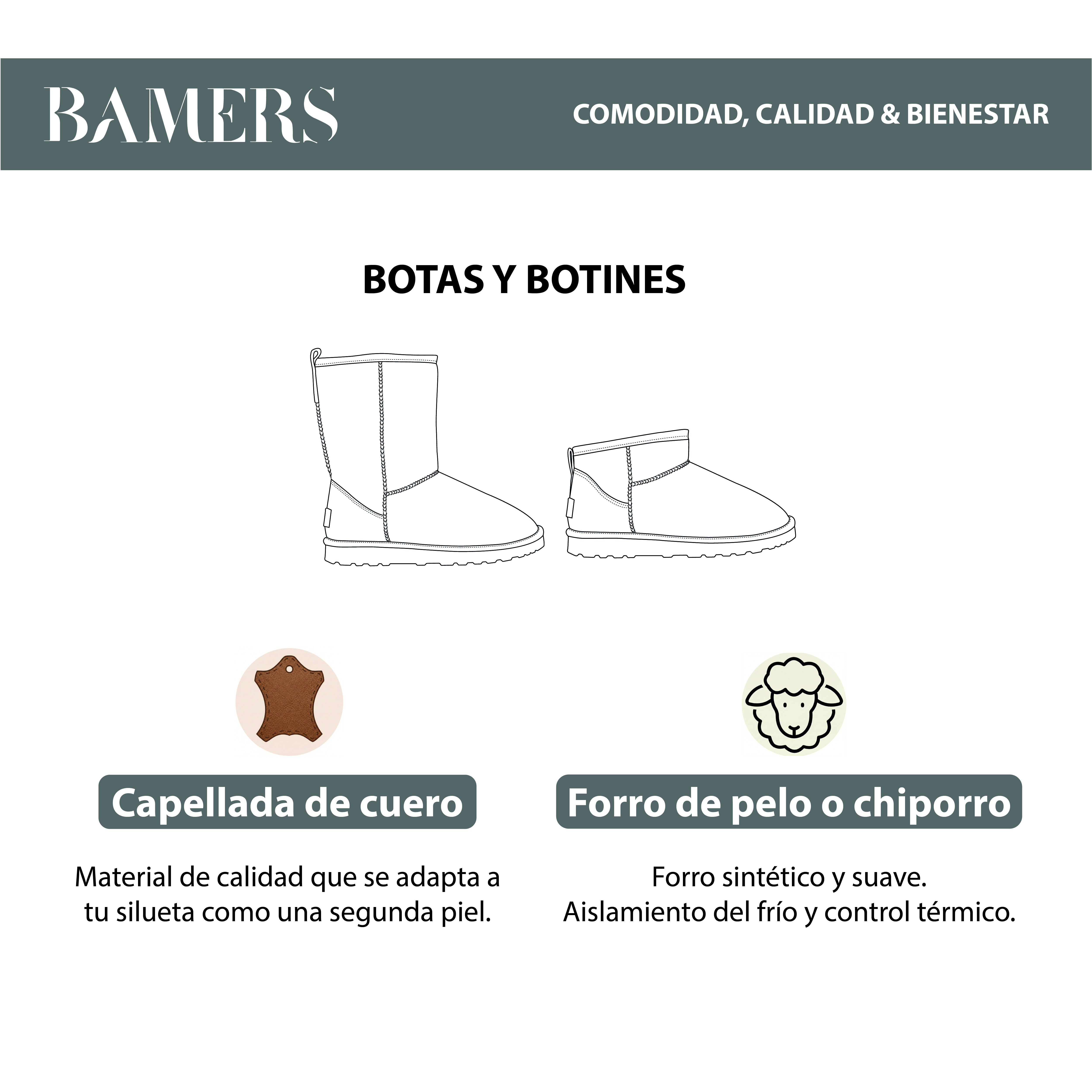 ZUECOS MUJER CUERO LUISIANA CARAMEL BAMERS - 7