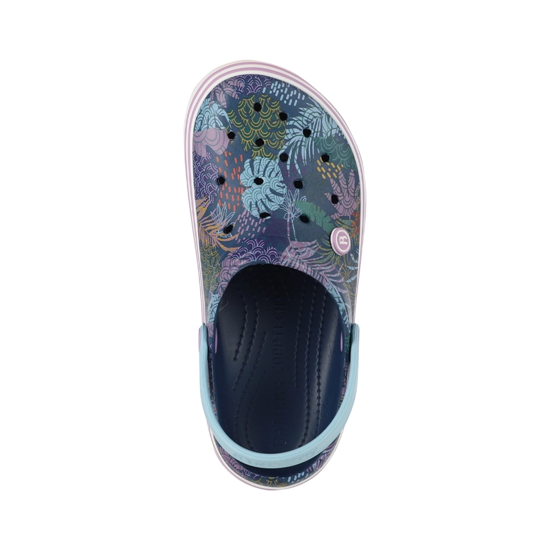 ZUECOS MUJER AIRLINE PLATAFORMA AZUL MARINO PRINT BAMERS - 3