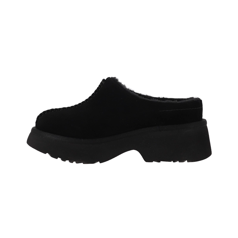 ZUECOS MUJER CUERO LUISIANA NEGRO BAMERS - 2