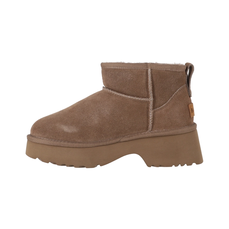 BOTAS MUJER CUERO LUISIANA CAFE  CLARO BAMERS - 2