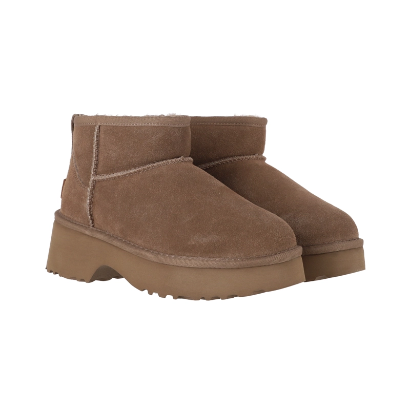 BOTAS MUJER CUERO LUISIANA CAFE  CLARO BAMERS - 5