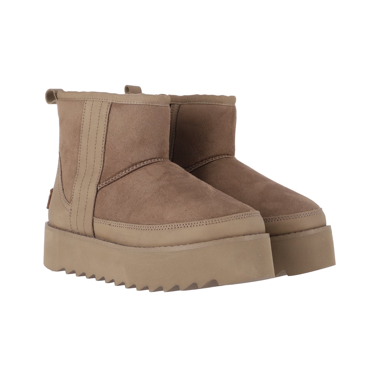 BOTA MUJER PLATAFORMA CAFE  BAMERS - 4