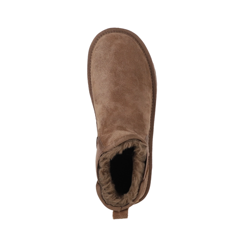BOTAS MUJER CHELSEA CAFE  CLARO PLATAFORMA BAMERS - 3