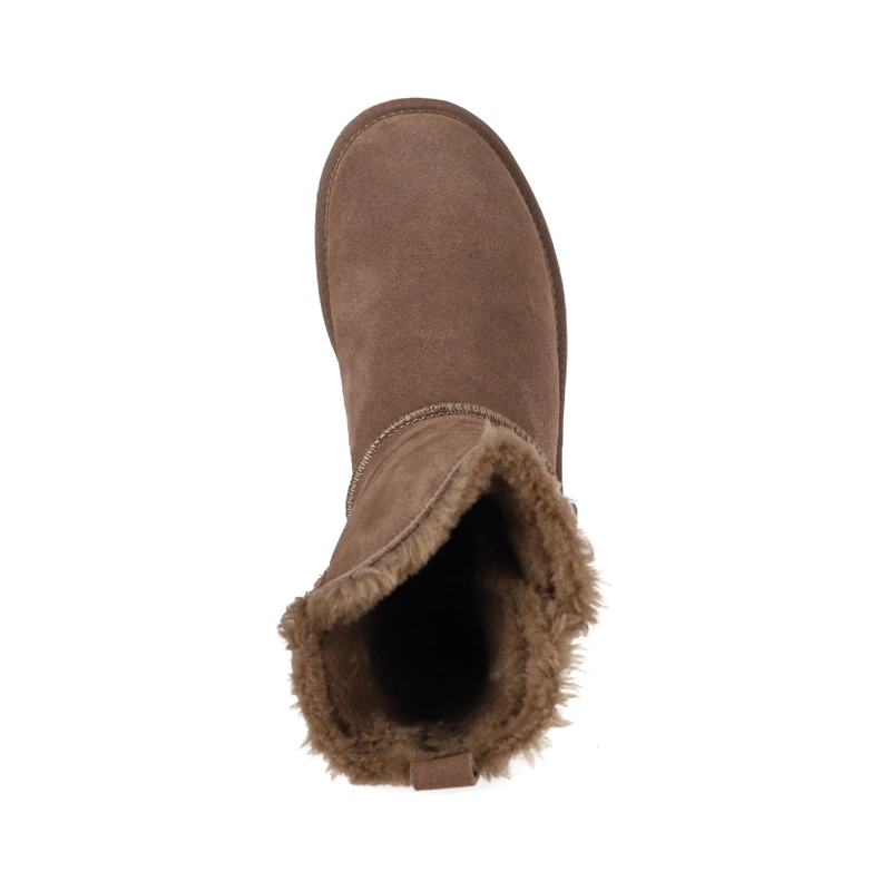 BOTA MUJER CUERO BLAST BUTTON CAFE  CLARO BAMERS - 3