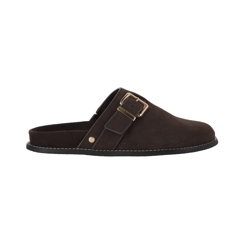 ZUECOS MUJER MICAELA LEATHER CAFE  BAMERS - 1