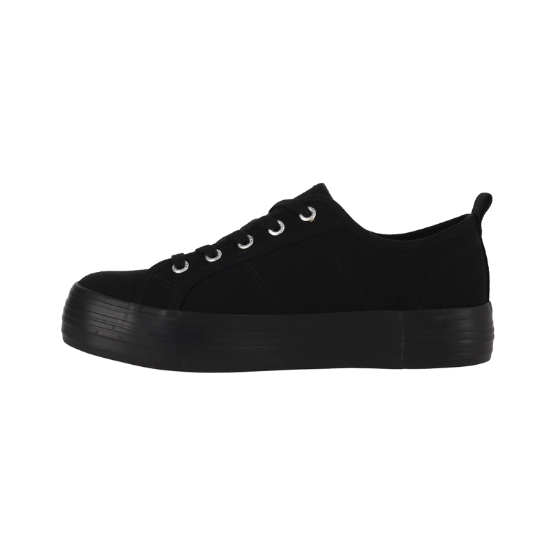 ZAPATILLAS MUJER CON PLATAFORMA NEW CANVAS III BAMERS NEGRO - 2