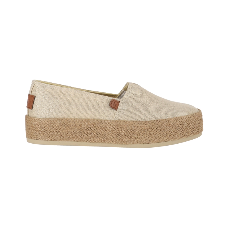 ALPARGATAS MUJER SANDY MID DORADO BAMERS - 1