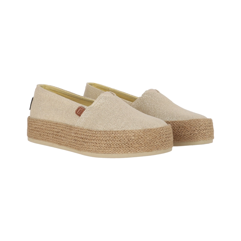 ALPARGATAS MUJER SANDY MID DORADO BAMERS - 5