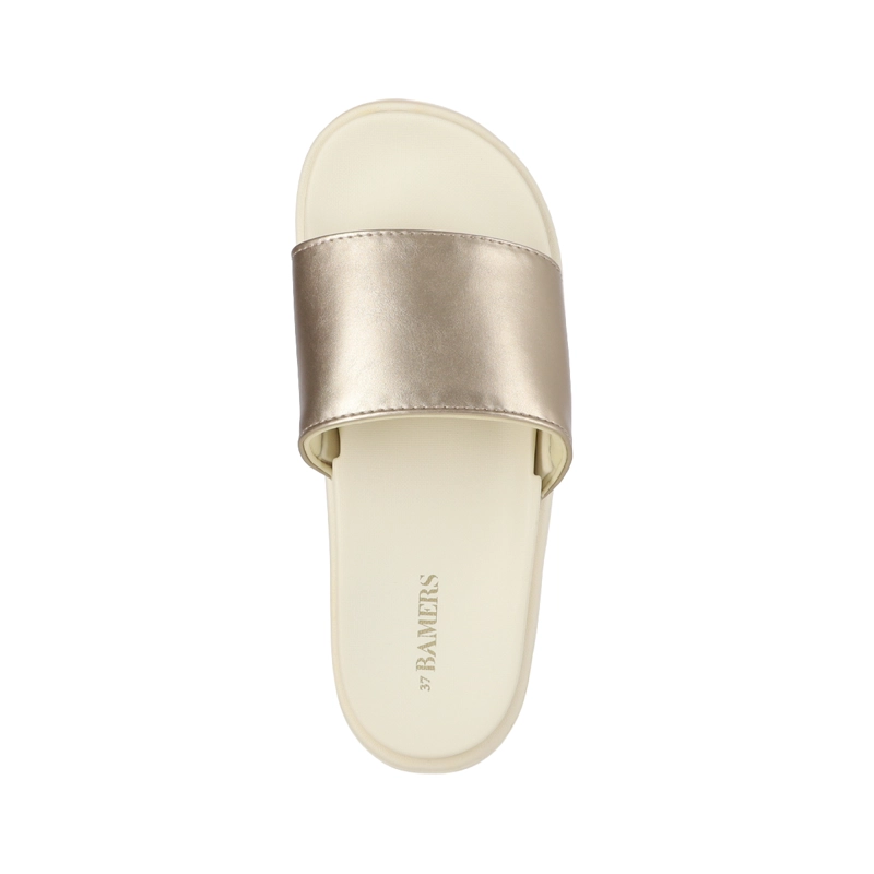 SANDALIAS MUJER CON PLATAFORMA LANTANA HIGH BAMERS DORADAS - 5