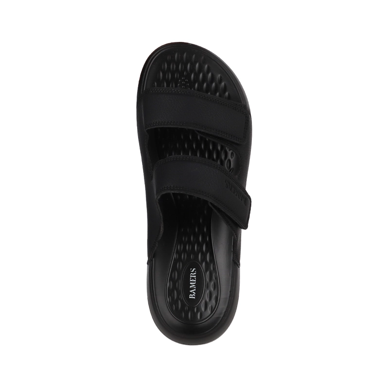 SANDALIAS HOMBRE CON VELCRO KEND BAMERS NEGRAS - 5