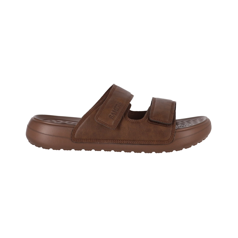 SANDALIAS HOMBRE CON VELCRO KEND BAMERS CAFE - 1