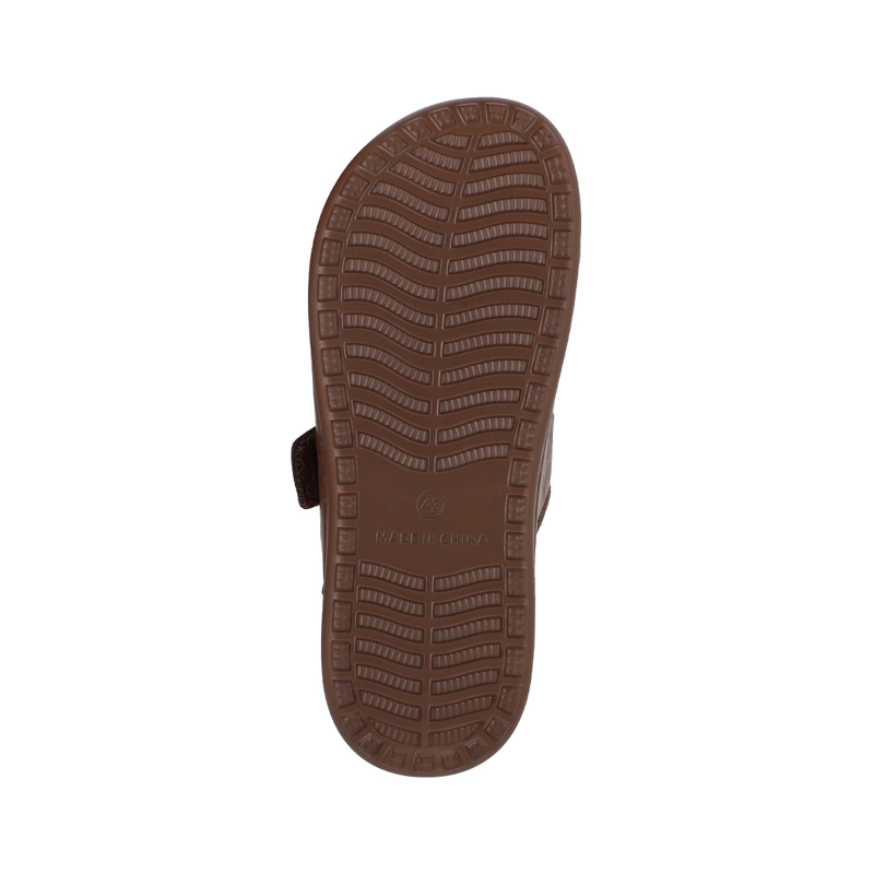 SANDALIAS HOMBRE CON VELCRO KEND BAMERS CAFE - 4